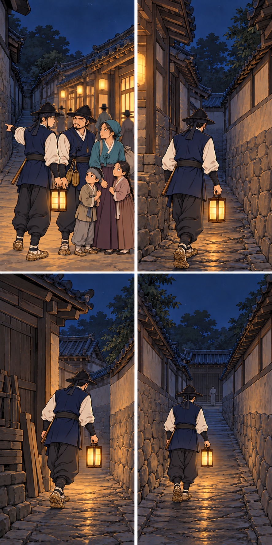 49컷. 골목 입구