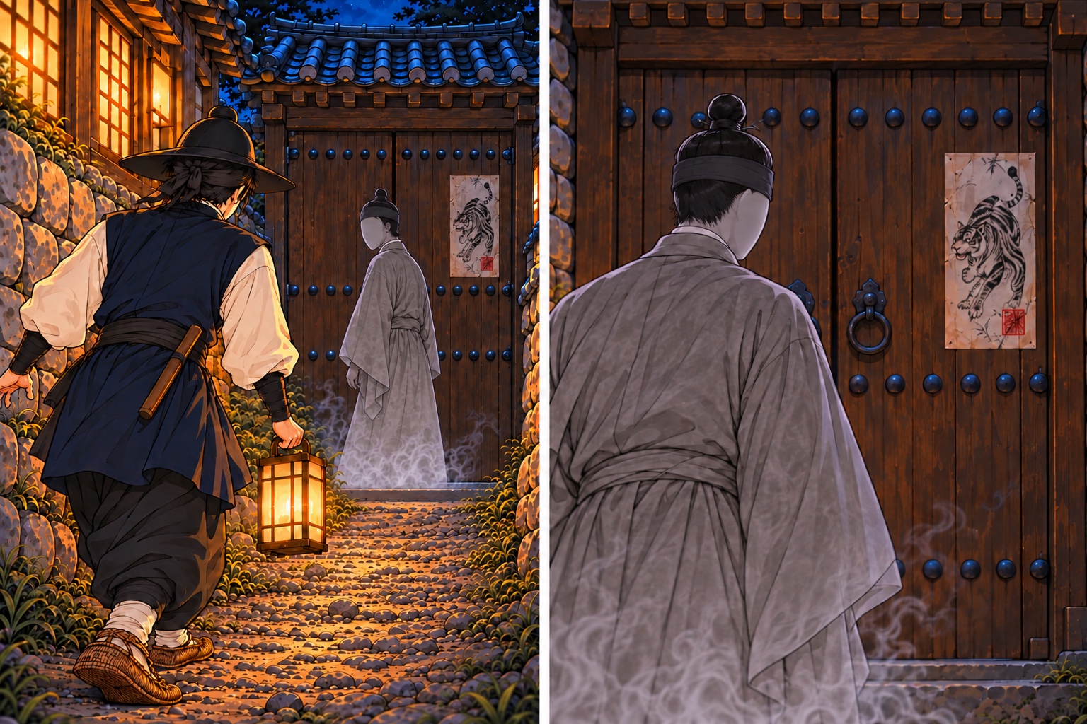 61컷. 움직이지 않는 다리