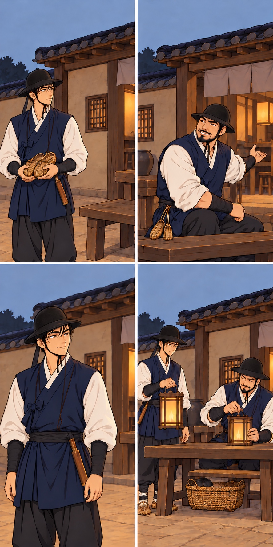 41컷. 등불 준비