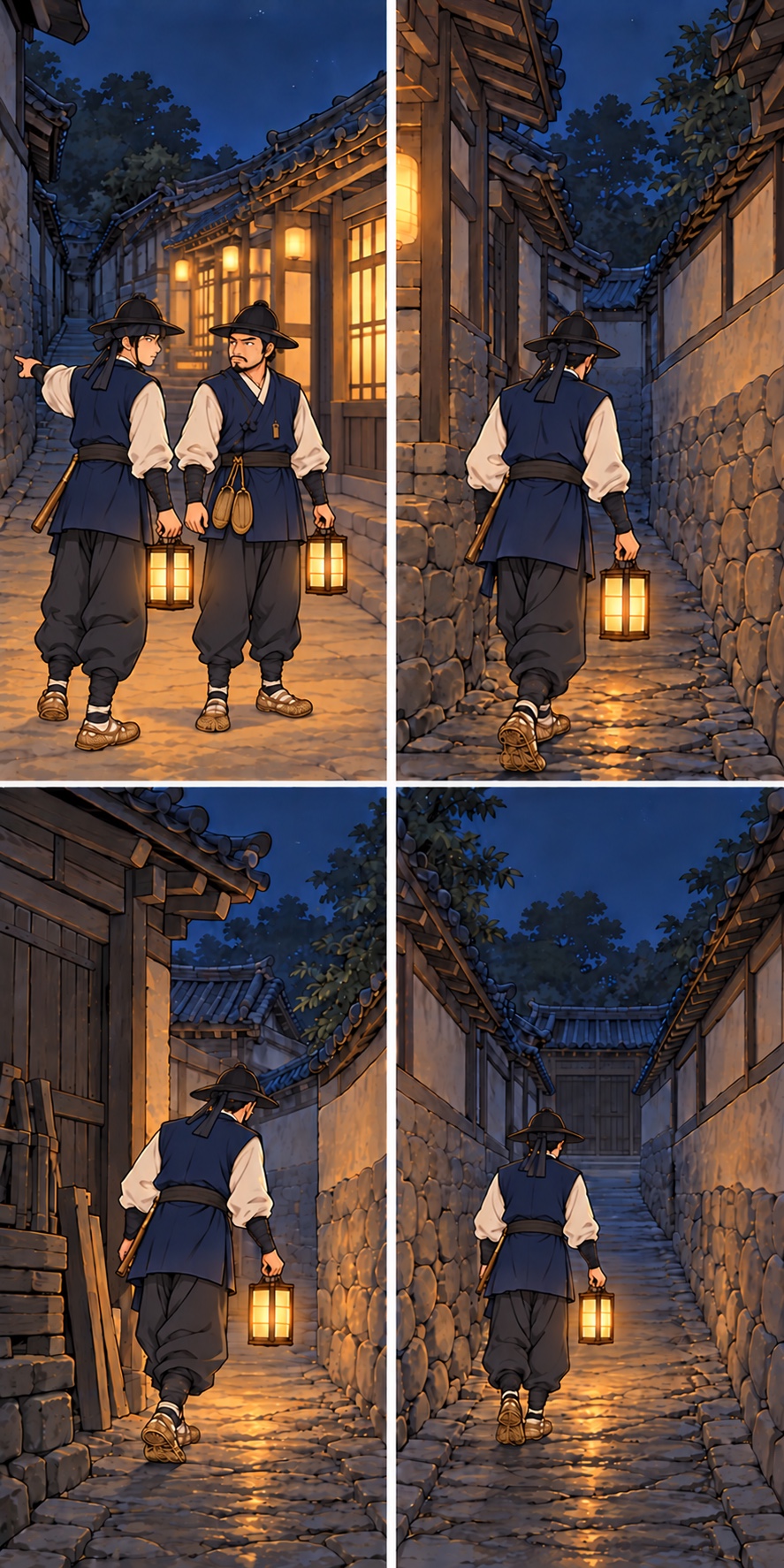 46컷. 순찰을 나누다